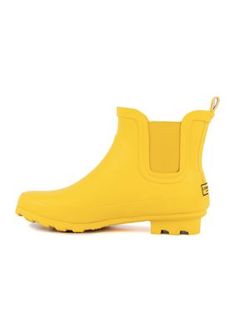 This fashionable rain boot is as trendy as they are comfy for your everyday outfit. | London Fog Women's Wembley Ankle Rain Boots, Yellow, 9M Trendy Waterproof Rain Boots For Fall, Fall Ankle Rain Boots For Rainy Weather, Fall Ankle Rain Boots, Casual Ankle Rain Boots For Rainy Season, Casual Ankle Rain Boots For Rainy Weather, Fall Rainy Weather Ankle Boots, Waterproof Yellow Boots For Fall, Yellow Waterproof Boots For Fall, Casual Ankle-high Rain Boots For Rainy Weather