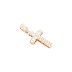 14k Two Row Diamond Cross With 1.34 Carats Of Diamonds #15659 -100% 14K Gold, 3.30 grams -1.34ct of Natural Diamonds -Diamond Quality: SI-VS Measurements: -Height: 1in -Bail Size: 3.5mm -Uni-Sex Religious Pendant Diamond Cross, Natural Diamonds, The Row, Diamonds, White Gold, Rose Gold, Pendant, Gold, White