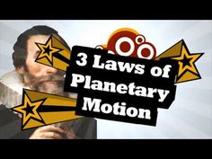 the 3 laws of planetary motion with an image of jesus and three stars above it