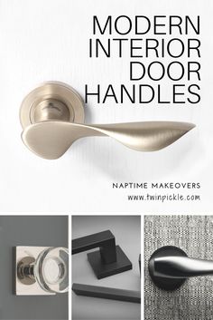 modern interior door handles and knobs from naptime makeovers