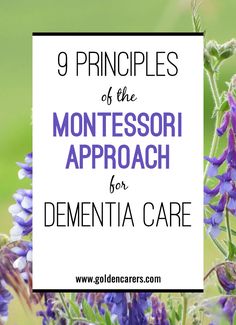 9 Principles of the Montessori Approach for Dementia Care Caregiver Resources