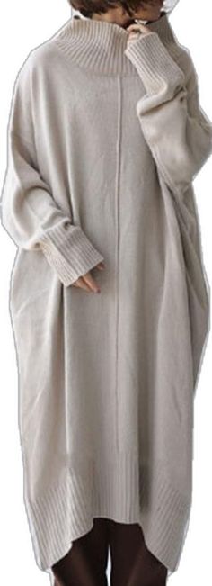 Beige Stretch Sweater Dress For Winter, Beige Crew Neck Sweater Dress For Winter, Casual Long Beige Sweater Dress, Long Casual Beige Sweater Dress, Cream Long Sleeve Sweater Dress For Fall, Beige Stretch Knitted Sweater Dress, Casual Beige Long Sleeve Sweater Dress, Cream Long Sweater Dress For Fall, Casual Long Sleeve Beige Sweater Dress