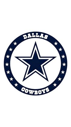 the dallas cowboys logo on a white background