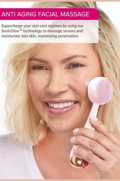 Anti Aging Facial Massage, Skincare For Sensitive Skin, Home Microdermabrasion, Pmd Beauty, Facial Cleansing Device, Clear Pores, Anti Aging Facial, Silicone Brush