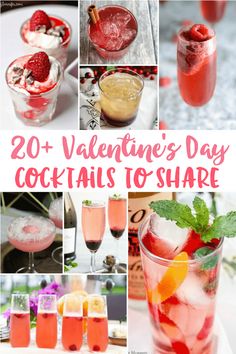 valentine's day cocktails to share with friends and family this is the perfect way to celebrate