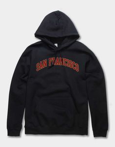 Large Graphic On Front. Hoodie. Long Sleeve. 50% Polyester, 50% Cotton. Machine Wash.this Item Is Unisex Fit And Sizing.this Item Is Made To Order And May Take A Few Extra Days To Process. All Other Products In Your Order Will Be Shipped Separately. | San Francisco Varsity Unisex Hoodie Fall Logo Print Hoodie Sweatshirt, Fall Hoodie Sweatshirt With Logo Print, Fan Apparel Long Sleeve Sweatshirt With Adjustable Hood, Collegiate Fleece Hoodie, Collegiate French Terry Sweatshirt For Streetwear, Collegiate Fleece Hooded Hoodie, Fan Gear Long Sleeve Hoodie With Adjustable Hood, Urban Style Letter Print Hoodie For College, French Terry Collegiate Sweatshirt For Streetwear