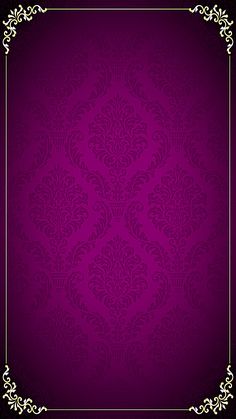 a purple background with an ornate frame