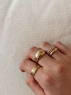 Raeann Langas, Ringe Gold, Simple Jewelry