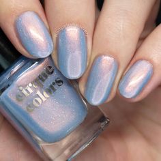 Iridescent Nail Polish Colors, Cirque Colors Nail Polish, Cirque Nail Polish, Cirque Colors, Blue Nail, Nails Polish, Gel Polish Colors, Popular Nails, Pink Nail