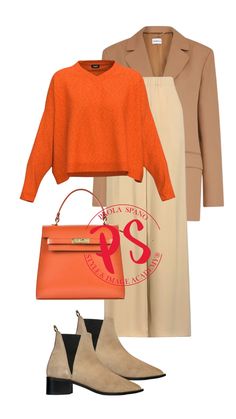 Camel Blazer Outfit, Sets Outfit, Color Combos Outfit, Wardrobe Sets, Orange Outfit, Curvy Girl Fashion, Blazer Outfits, Winter Fashion Outfits, Fall Looks