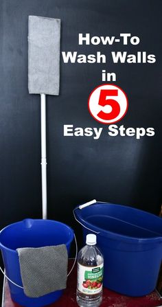 how to wash walls in 5 easy steps with the help of a dryer and mop