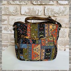 Quilted Crossbody, Quilted Purse, Shoulder Bag, Messenger Purse, Hippy Boho Style - Etsy Everyday Bohemian Cotton Hobo Bag, Bohemian Fabric Shoulder Bag For Daily Use, Bohemian Fabric Shoulder Bag For Travel, Multicolor Fabric Bags With Pockets, Brown Bohemian Fabric Bags, Bohemian Brown Fabric Bags, Everyday Bohemian Shoulder Bag With Pockets, Bohemian Fabric Bag With Rectangular Shape, Bohemian Fabric Bags With Rectangular Shape