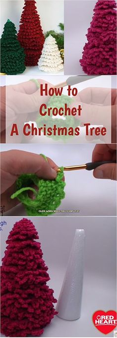 how to crochet a christmas tree