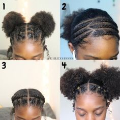 Cute trendy rubber band hairstyle ideas for long hairs #afrohairstyle Easy Natural Hair Styles For Black Women Simple Short Hairstyles, Medium Length 4c Hair, Cute Hairstyles For Medium Length, Rubber Band Hairstyle, Short Natural Curly Hair, Natural Hair Bun Styles, Buzz Cuts, Protective Hairstyles For Natural Hair