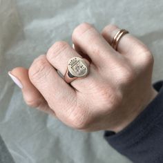 Meticulously crafted with balanced proportions and a polished finish, the Heritage Signet Ring is stunning in its simplicity. While it's beautiful in its plain form, this ring serves as a blank canvas to tell your story through engraving, diamonds, or gemstones of your choosing. The timelessness of this design makes it a perfect fit for both men and women. Tell Your Story, Own It, Blank Canvas, Signet Ring, Your Story, Perfect Fit, Diamonds, White Gold, Yellow Gold