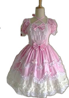 Lolita Dress, Pink Lace, Body Measurements, Dress P, Bra Sizes, Short Sleeves, Take That, Lace, Pink