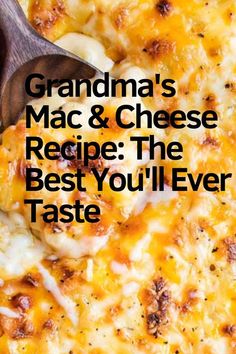 There’s nothing like Grandma’s cooking, and this mac and cheese recipe is proof of that. Handed down through generations, this recipe is the epitome of comfort food. With its rich, creamy cheese sauce and perfectly cooked pasta, it’s a dish that brings back cherished memories of family gatherings and home-cooked meals. If you’ve been searching for the best mac and cheese you’ll ever taste, look no further. Click now to get the full recipe and bring a piece of Grandma’s kitchen into your home. Cheeses For Macaroni And Cheese, Mac And Cheese Recipe Baked Creamy, Rich Mac And Cheese, Grandma Mac And Cheese Recipe, Classic Macaroni And Cheese, Mac N Cheese Casserole Recipes, Cheese Sauce For Mac And Cheese Homemade, Best Easy Baked Mac And Cheese, Classic Mac And Cheese Recipe