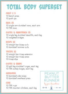 a recipe for total body superset