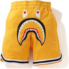 ad eBay - Find many great new & used options and get the best deals for BAPE SHARK BASKETBALL SWEAT SHORTS MENS - 1H30-153-015 / Yellow / XLarge at the best online prices at eBay! Free shipping for many products! Yellow Cotton Shorts For Streetwear, Bape Shark, Jordan 7, Hot Sneakers, Sweat Shorts, Basketball Shorts, Jordan Retro, Adidas Yeezy, Black Media