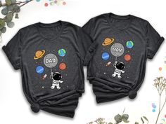 Celebrate your little astronaut's birthday in style with our matching Astronaut Birthday Shirt! This Boys Birthday Shirt features a cool astronaut design perfect for a space-themed celebration. The birthday galaxy comes to life on this Family Birthday Tee, making it a unique and eye-catching option for your child's special day. Whether it's their first birthday or they're becoming a little explorer, our Astronaut Boy shirt is guaranteed to make them feel like a star. And don't forget about mom a Astronaut Birthday, Christmas Attire, Astronaut Design, Astronomy Gift, Space Rocket, Birthday Boy Shirts, Space Birthday, Family Birthday, Boy Shirt