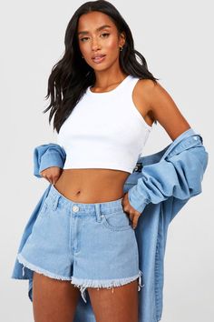 Really good Offer 50%off Low Rise Jean Shorts, Satin Bralette, Low Rise Jean, Petite Shorts, Shorts White, Bralette Tops, Petite Women, Body Shape, Oversized Shirt