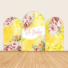 Lemon Baby Shower Backdrop for Girl Party Backdrop – ubackdrop Shower Backdrop, Baby Shower Backdrop, Custom Party, Girl Party