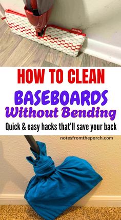 Hate bending over to clean baseboards? You don’t have to! Discover 7 easy ways to clean baseboards without bending over or straining your back. With simple tools and clever hacks, you can keep your baseboards dust-free and spotless—no back pain required. Perfect for making cleaning quicker, easier, and stress-free. Give these tips a try today!
#BaseboardCleaningHacks #EffortlessCleaning #HomeHacks #DustFreeHome #BackFriendlyCleaning #EasyCleaningSolutions