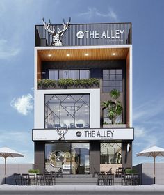 an artist's rendering of the allley hotel