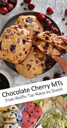 the cover of chocolate cherry mtts from waffles to manda by shashi