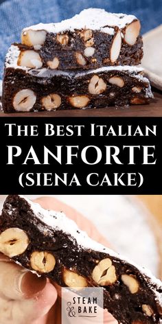 My Best Italian Chocolate Panforte Recipe Panforte Recipe, Super Easy Sugar Cookies, Best Christmas Cake, Best Christmas Cake Recipe, Steam Oven Recipes, Christmas Cake Recipe, Easy Gingerbread Cookies, Beautiful Baking, Italian Chocolate