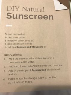 Tallow Sunscreen Recipe, Natural Sunblock Recipes, Diy Natural Sunscreen, Diy Natural Sunscreen Recipe, Homemade Body Care