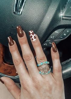 Summer Nails Western, Nail Ideas Western, Western Nail Ideas, Country Nail Designs, Nails Western