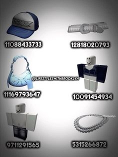 many different types of hats and accessories are shown in this graphic above it is an info sheet