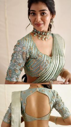 wedding season with pure pastel and richness proven luxury blouse!!! Blouse Net Designs Latest, Chaniyacholi Blouse Designs Latest, Lahanga Blouse Design Latest, Latest Modern Blouse Designs, Lahanga Blouse Design, Lehanga Blouses Modern, Lehanga Blouses Modern Design, Pattu Saree Blouses, Luxury Blouse