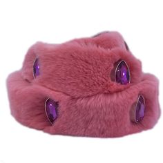 b.b. Simon Pink Fur Purple Crystal Belt - Dudes Boutique Fur Belt, Crystal Belt, Pink Fur, Year Of Dates, Purple Crystals, Italian Leather, Pink Purple, Swarovski Crystals, Purple