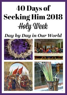 40 Days of Seeking Him 2018 Holy Week Rock Day, Full Time Work, Christian Life, Our World, Full Time, Live Life, The Rock, This Year