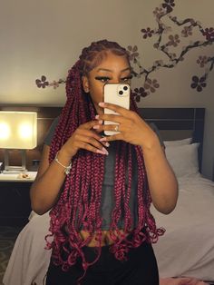 Braids Styling, Basketball Hairstyles, Quick Natural Hair Styles, Mirror Pics