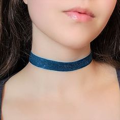 "A glam, sparkly glitter choker featuring metallic blue ribbon and bronze hardware. The length shown in photos is 12\" and more options are available. Each size comes with an additional 2.5\" extender chain. For best fit, measure around the smallest part of your neck (close to center) and choose the next smallest size. If you would like a different length, send me a message and I can make that for you :) Ribbon clamps, lobster clasp, chain and charms are antique bronze tone alloy. Jewelry Care Tips For a Long, Happy Life Together <3 * Store your jewelry in an air-tight container to avoid metal parts becoming tarnished or oxidized * Remove Jewelry before exercise or swimming * Avoid direct contact with perfume, alcohol or other chemicals * Occasionally clean with a soft cloth * Avoid wearin Glitter Choker, Sparkly Choker, Rave Jewelry, Initial Heart Necklace, World Necklace, Costume Necklace, Costume Necklaces, Swarovski Crystal Necklace, Owl Necklace