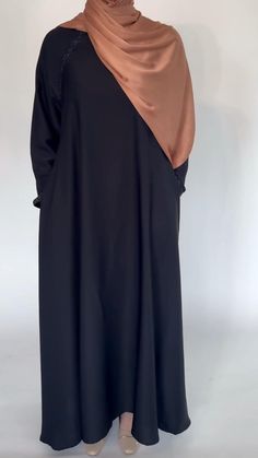 Introducing our A-Line Umbrella Abayas for Ramadan 2024 Collection. Colors are Gray, Maroon, Black, Dusty Pink Description: Lightweight Nida Fabric, Loose Fit, Umbrella Flare, Pockets #abaya #abayastyle #hijabstyle #hijab #ramadan #ramadan2024 Modest Black Kaftan For Eid, Black Long Sleeve Hijab For Eid, Black Long Sleeve Khimar With Dabka, Black Khimar For Eid, Long Sleeve Black Khimar For Eid, Black Long Sleeve Khimar For Eid, Black Abaya With Modesty Panel For Eid, Elegant Black Abaya With Modesty Panel, Black Long Modest Abaya