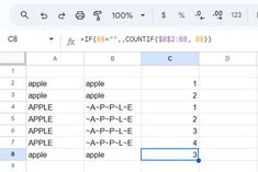 a screenshot of an excel spreadsheet with multiple numbers and symbols in it