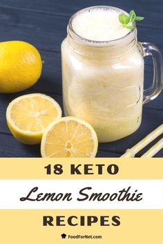 Magic Bullet Smoothie Recipes, Lemon Recipes Healthy, Tofu Smoothie, Keto Beverages, Keto Macros, Nutribullet Smoothies, Lemonade Smoothie