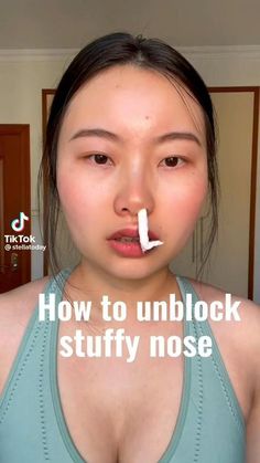 How To Unblock Nose, Sick Day Essentials, Stuffy Nose Remedy, Blocked Nose, Best Hacks, Social Life Hacks, Survival Skills Life Hacks, Feeling Nauseous, Stuffy Nose