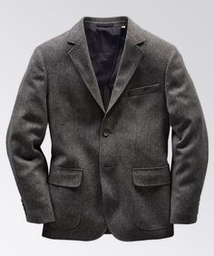 Andover Wool Sport Coat - OOBE BRAND Coat Styling, Fall Sports, Great Coat, Mens Sport Coat, Sports Coat, Herringbone Pattern, Charcoal Color, Sport Coat, Piece Of Clothing