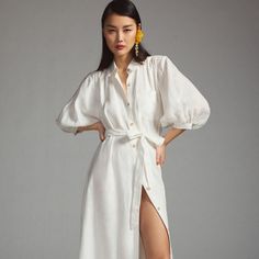 Linen Shirt Dress Elegant Long Sleeve Dress With Cuffed Sleeves, Elegant Long-sleeved Shirt Dress With Cuffed Sleeves, Elegant Midi Length Shirt Dress With Cuffed Sleeves, Elegant Midi Shirt Dress With Cuffed Sleeves, Elegant Long Sleeve Shirt Dress With Cuffed Sleeves, Formal Midi Dress With Cuffed Sleeves, Chic Long Shirt Dress For Casual Wear, Chic Formal Shirt Dress With Cuffed Sleeves, Elegant Midi Length Shirt Dress For Brunch