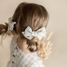 Pigtail Hair Bows, Pigtail Bows, Toddler Hair Bows, Handmade Hair Clip, Toddler Hair Clips, Bow Hairstyle, Pigtail Hairstyles