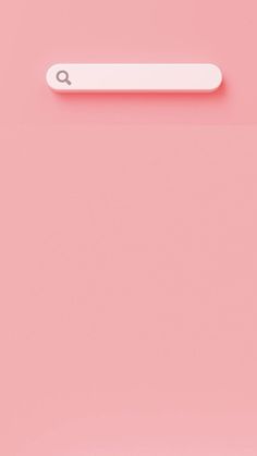 a pink background with a white button on the left side and an q in the middle