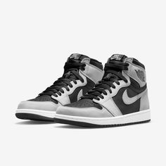 Brand: Air Jordan Model: Air Jordan 1 Retro High OG Nickname: 'Shadow 2.0'Colorway: Black / Light Smoke Grey - WhiteSKU: 555088-035Release Date: 05/15/2021 Michael Jordan Wings, Jordan 1 Shadow, Athletic Models, Shadow 2, Jordan Model, Nike Air Jordan 1 Retro, Wings Logo, Air Jordan 1 Retro High Og, Air Jordan 1 Retro High