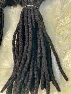 Natural Black Afro Kinky Loc Extensions Quantity: 100 Locs/bundle Color: Length: 4”-20” (Inches) Size: 0.7cm-8cm Style: Straight Tips Material & Style: Afro Kinky Human Hair Processing time: 2-10 days Our Custom 100% Human Hair Dreadlock Extensions are strong, realistic looking and affordable. We customize each Dread Extension to your needs. These permanent locs are made for men and women using the crochet dreadlocks method. Starter Dreadlocks, 100 Locs, Microfiber Towel Hair, Small Dreads, Crochet Dreadlocks, Black Afro, Loc Extensions, Chevron Crochet, Dread Extensions