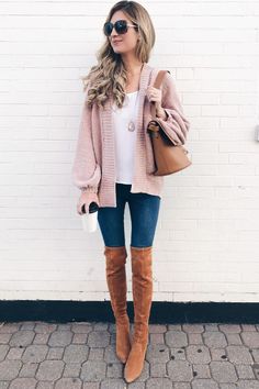 Over The Knee Boot Outfit, Knee Boots Outfit, Casual Work Wear, Casual Professional, Fall Outfits For Work, Casual Winter Outfits, It's Cold, Casual Fall Outfits, Boots Outfit