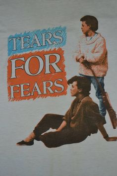 an image of two people on the back of a t - shirt that says tears for years